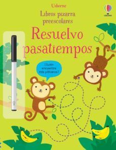LIBROS PIZARRA PREESCOLARES. RESUELVO PASATIEMPOS