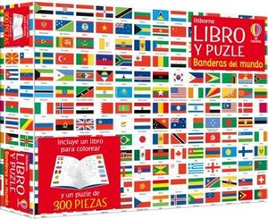 BANDERAS DEL MUNDO LIBRO + PUZLE