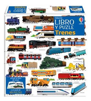 TRENES (LIBRO + PUZLE 49 PIEZAS)