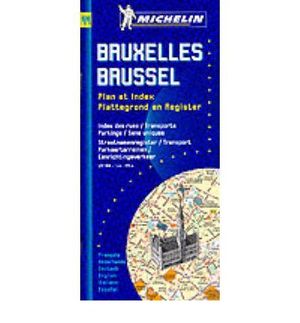 BRUSELAS ( PLANO CIUDAD EN FRANCES  MICHELIN )