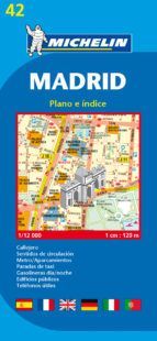 PLANO E INDICE MICHELIN 42 MADRID