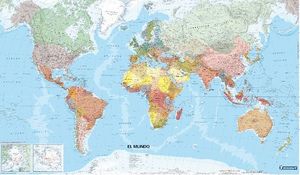 MAPA EN TUBO EL MUNDO (PEQUEO FORMATO)