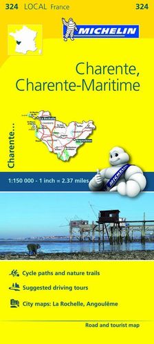 MAPA LOCAL FRANCE 324 CHARENTE, CHARENTE-MARITIME