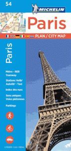 PLAN ET INDEX 54 PARIS CITY MAP