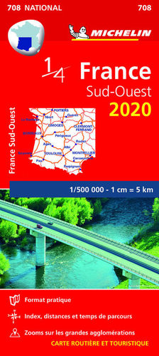 MAPA NATIONAL 708 FRANCE SUD-OUEST 2020