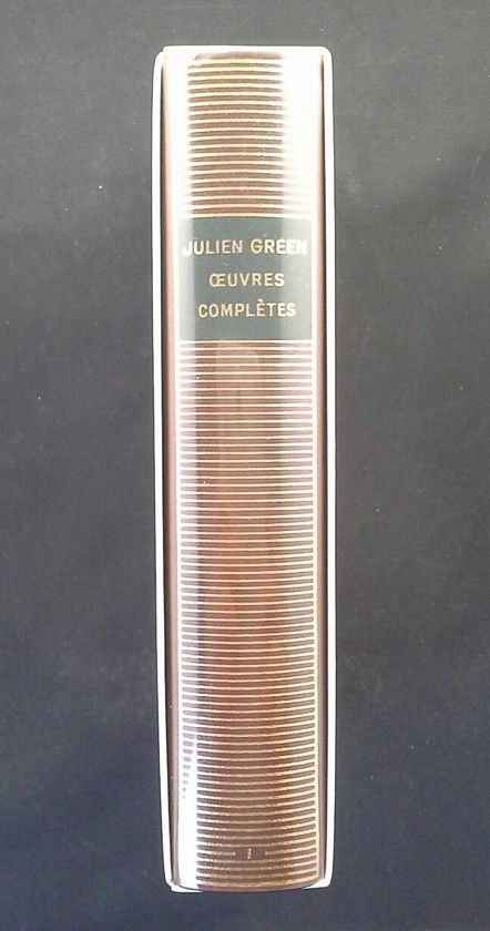 OEUVRES COMPLTES DE JULIEN GREEN I