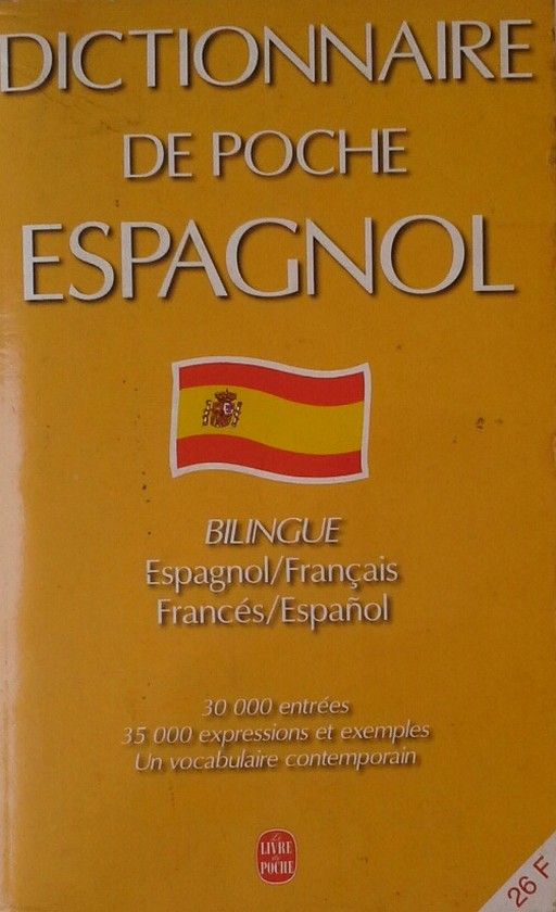 DICTIONNAIRE ESPAGNOL BILINGUE