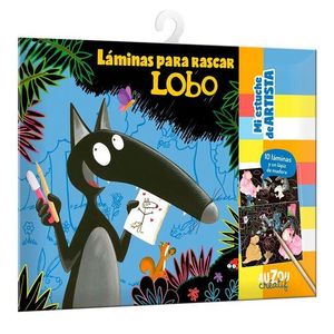 LMINAS PARA RASCAR. LOBO