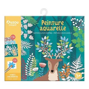 PINTURA CON ACUARELA: BOSQUE ENCANTADO