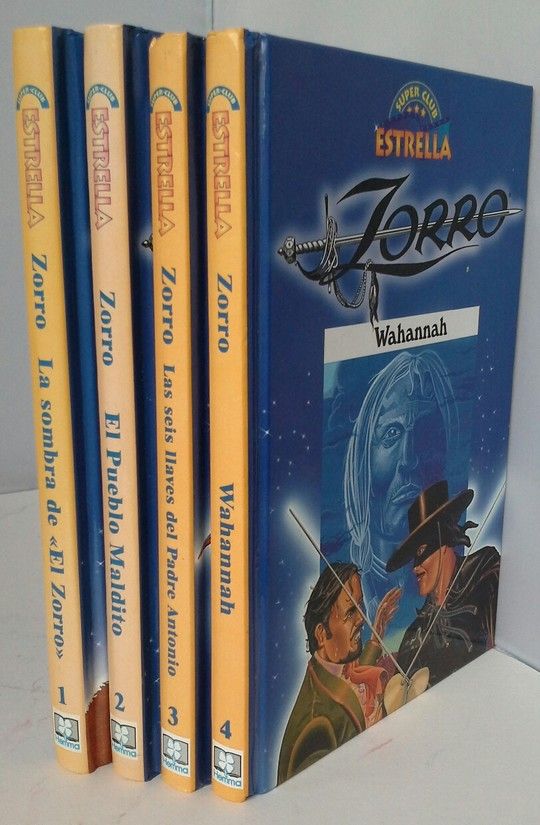 ZORRO 4 TOMOS