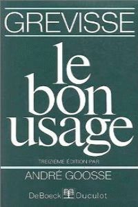 LE BON USAGE