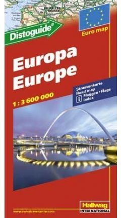EUROPA . MAPA DE CARRETERAS *** HALLWAG ***