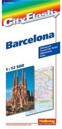 BARCELONA. PLANO. ESCALA 1:12500. CITYFLASH