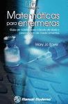 MATEMATICAS PARA ENFERMERAS 2� ED 2009