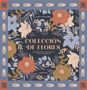 COLECCIN DE FLORES. ILUSTRACIONES BOTANICAS PARA COLOREAR