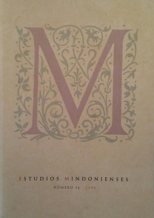 ESTUDIOS MINDONIENSES N 16 - 2000