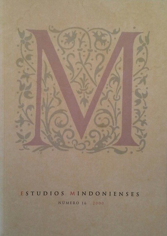 ESTUDIOS MINDONIENSES N� 16 - 2000