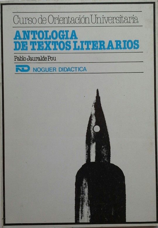 ANTOLOGIA DE TEXTOS LITERARIOS