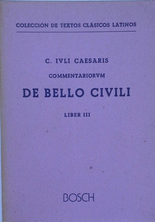 DE BELLO CIVILI, LIBER III