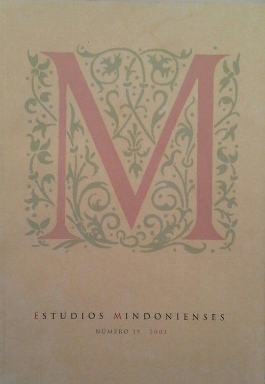 ESTUDIOS MINDONIENSES N� 19 - 2003