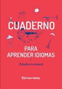 CUADERNO PARA APRENDER IDIOMAS ROJO