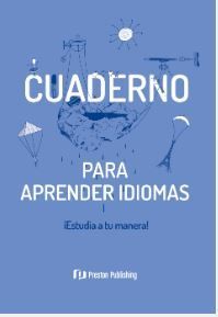 CUADERNO PARA APRENDER IDIOMAS AZUL