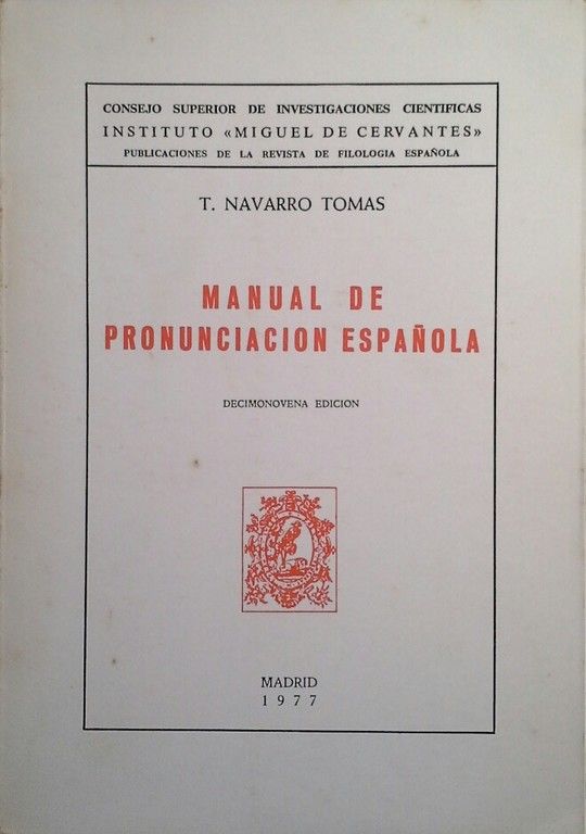 MANUAL DE PRONUNCIACIN ESPAOLA