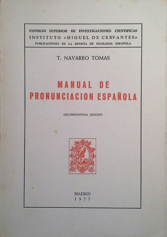 MANUAL DE PRONUNCIACIN ESPAOLA