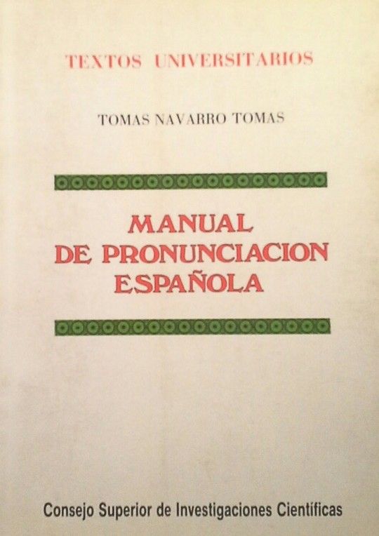 MANUAL DE PRONUNCIACIN ESPAOLA