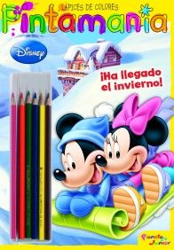 MICKEY.PINTAMANIA LAPICES DE COLORES. MYA