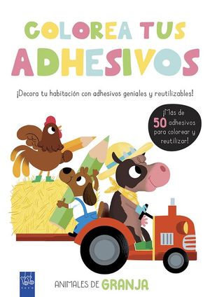 COLOREA TUS ADHESIVOS: ANIMALES DE GRANJA