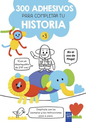 300 ADHESIVOS PARA COMPLETAR TU HISTORIA EN EL ZOO DE PINGU!