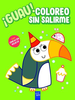 GUAU! COLOREO SIN SALIRME. VERDE