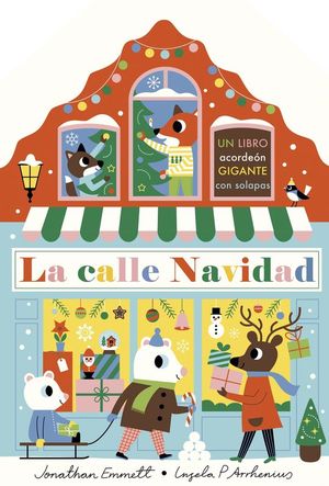 LA CALLE NAVIDAD. LIBRO ACORDEN GIGANTE CON SOLAPAS