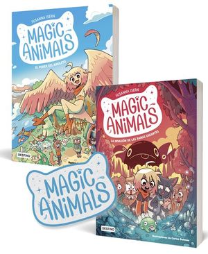 PACK MAGIC ANIMALS 1 Y 2 + PARCHE