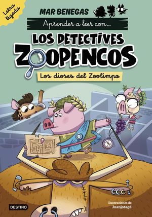 APRENDE A LEER CON... LOS DETECTIVES ZOOPENCOS LETRA LIGADA 2. LOS DIOSES DEL ZOOLIMPO