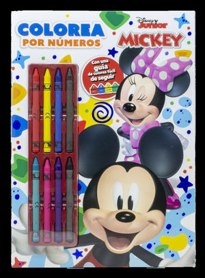 MICKEY. COLOREA POR NMEROS CON CERAS