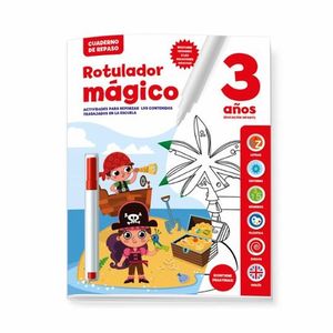 CUADERNO DE REPASO 3 AOS CON ACTIVIDADES ROTULADOR MAGICO