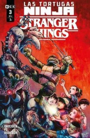 LAS TORTUGAS NINJA / STRANGER THINGS 3/4