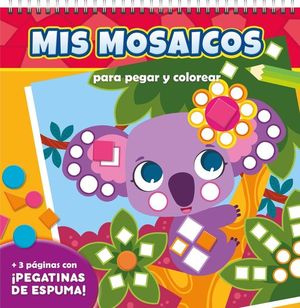 MIS MOSAICOS PARA PEGAR Y COLOREAR. ANIMALES SALVAJES