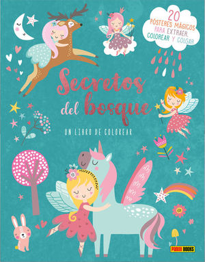 SECRETOS DEL BOSQUE. UN LIBRO DE COLOREAR