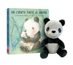 PACK UN CUENTO ANTES DE DORMIR + PELUCHE PANDA