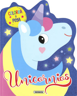 UNICORNIOS. COLOREA Y PEGA