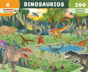 DINOSAURIOS (6 ESCENARIOS + 200 PEGATINAS)