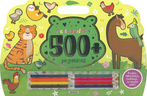 ANIMALES. ACTIVIDADES Y 500 PEGATINAS