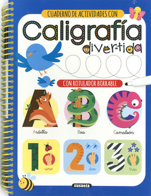 CUADERNO DE ACTIVIDADES CON CALIGRAFIA DIVERTIDA