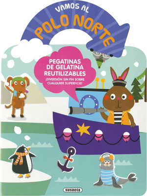 VAMOS AL POLO NORTE (PEGATINAS DE GELATINA REUTILIZABLES)