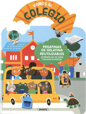 VAMOS AL COLEGIO (PEGATINAS DE GELATINA REUTILIZABLES)