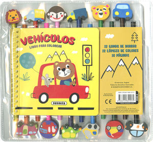 VEHICULOS. LIBRO PARA COLOREAR