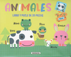CHIQUIPUZLE ANIMALES (LIBRO + PUZLE 20 PIEZAS)